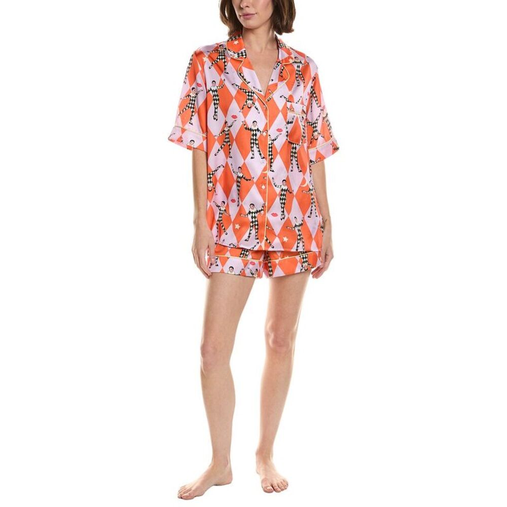 Karen Mabon Womens  2Pc Print Pajama Set